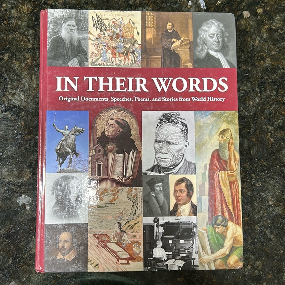In Their Words, part of Notgrass World History for high school curriculum